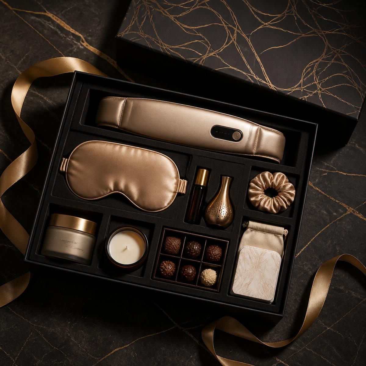The Deluxe Box from Surreal Comfort — a personalised period subscription box with organic period care and self-care comforts